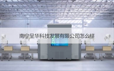 南寧科技發展與文藝創作 呈華科技及本地科技公司概覽